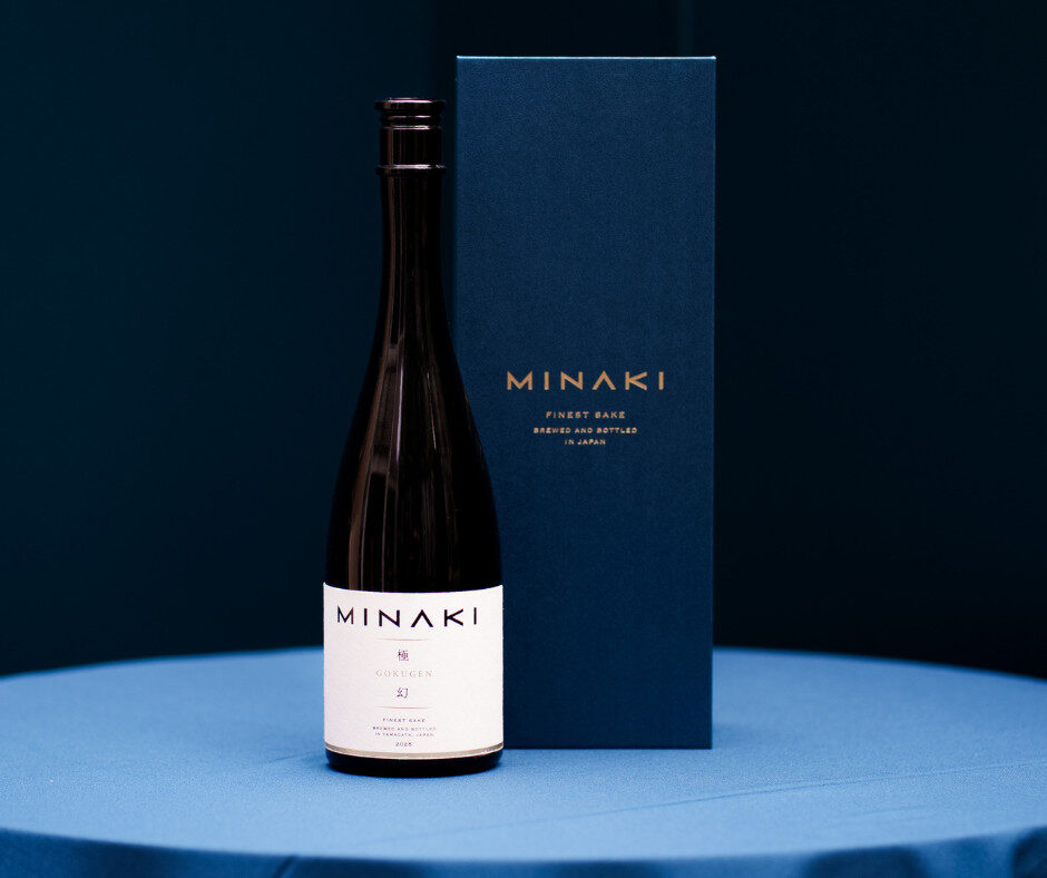 日本高級清酒品牌《MINAKI》正式登台，以旗艦酒款「極幻GOKUGEN」開啟